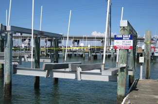 Boat Slip B Dock #49 and Lift, Radio Island